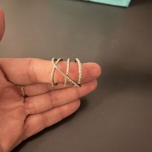 Nordstrom Silver Crisscross Ring